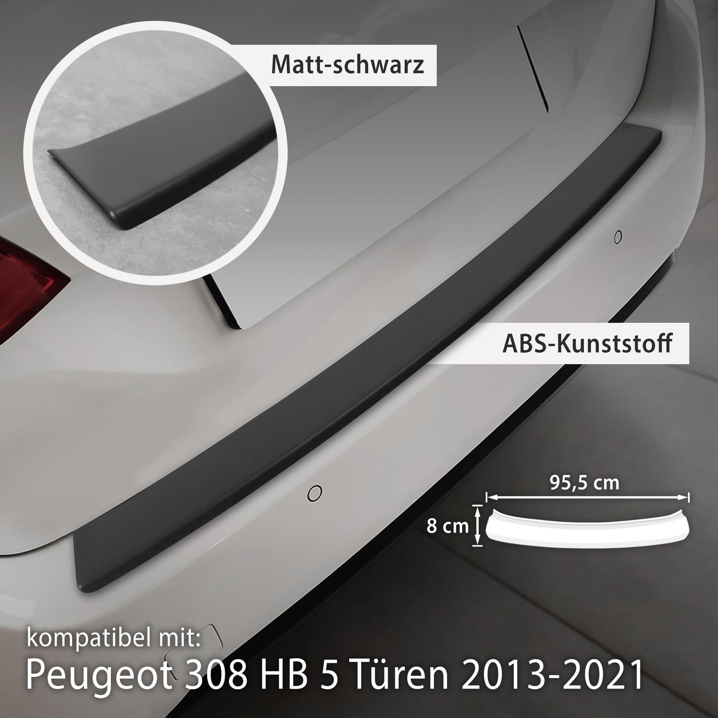 Ladekantenschutz Peugeot 308 5dr Hatchback 2013-2021