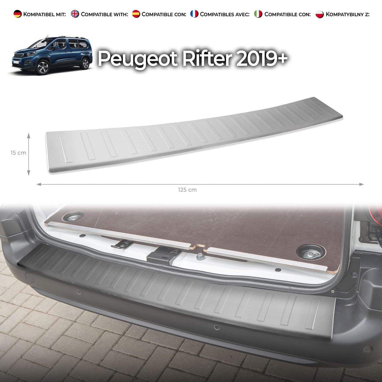 Ladekantenschutz Peugeot Rifter ab Bj. 2019