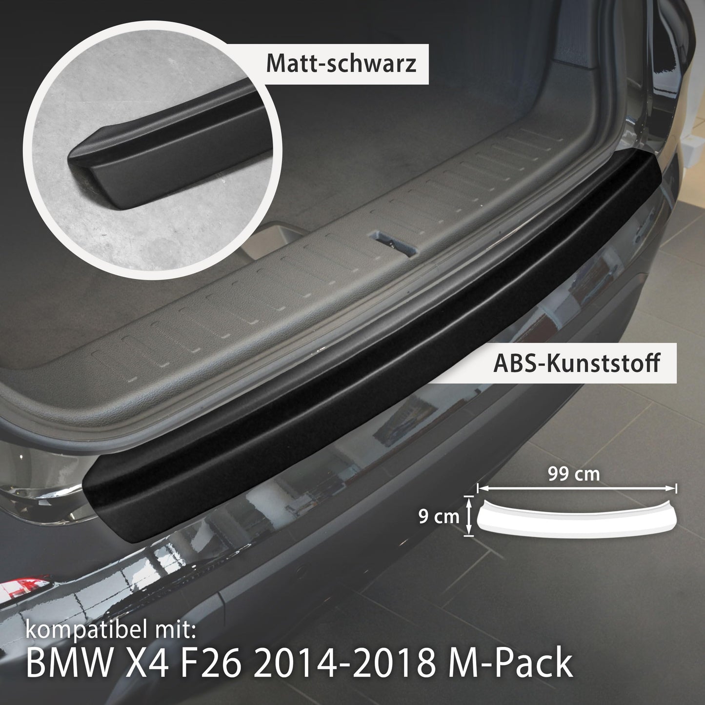 Ladekantenschutz BMW X4 F26 M-Pack 2014-2018