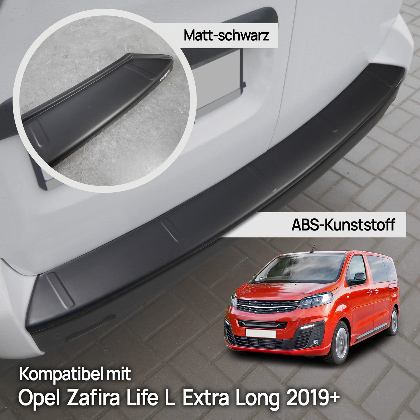 Ladekantenschutz Opel Zafira Life 2019- L Extra Long