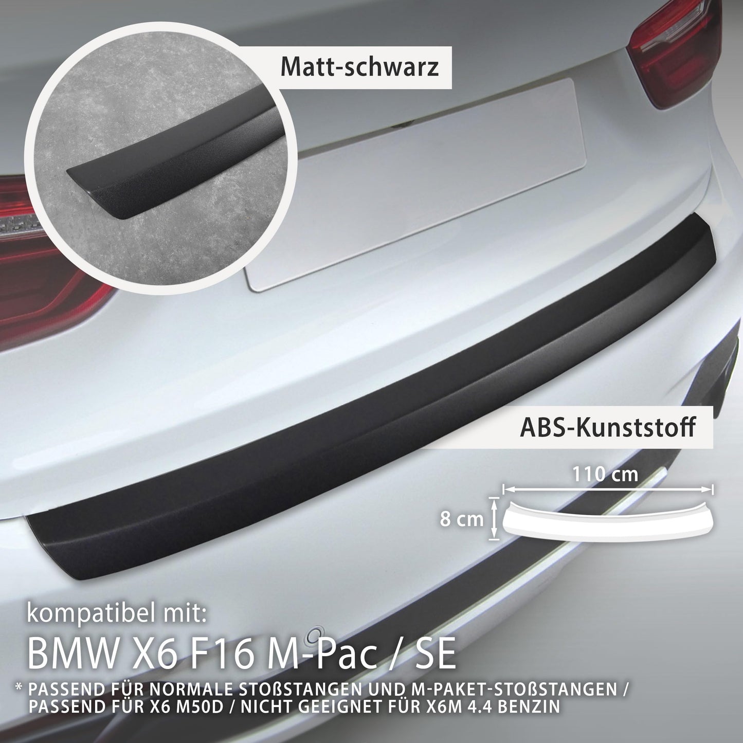 Ladekantenschutz BMW X6 F16 M-Pack/SE 2014-2019