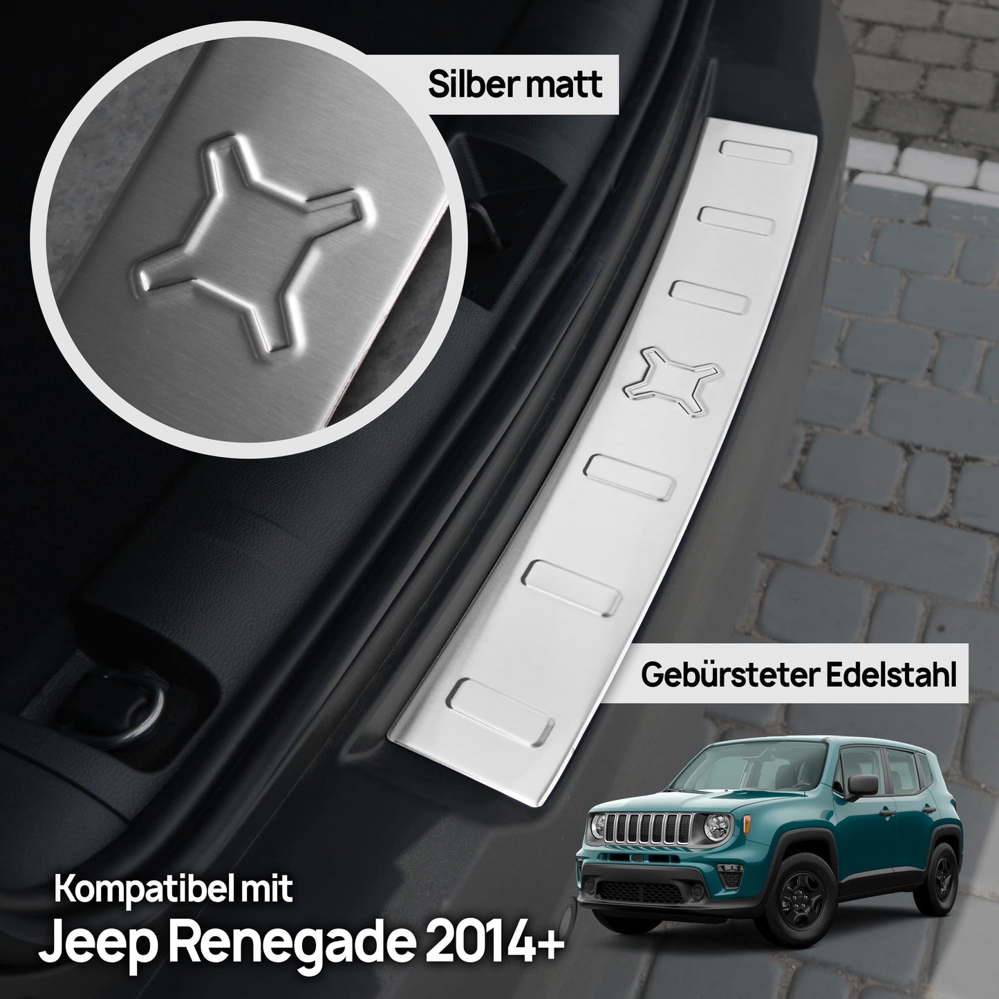 Ladekantenschutz Jeep Renegade ab Bj. 2014