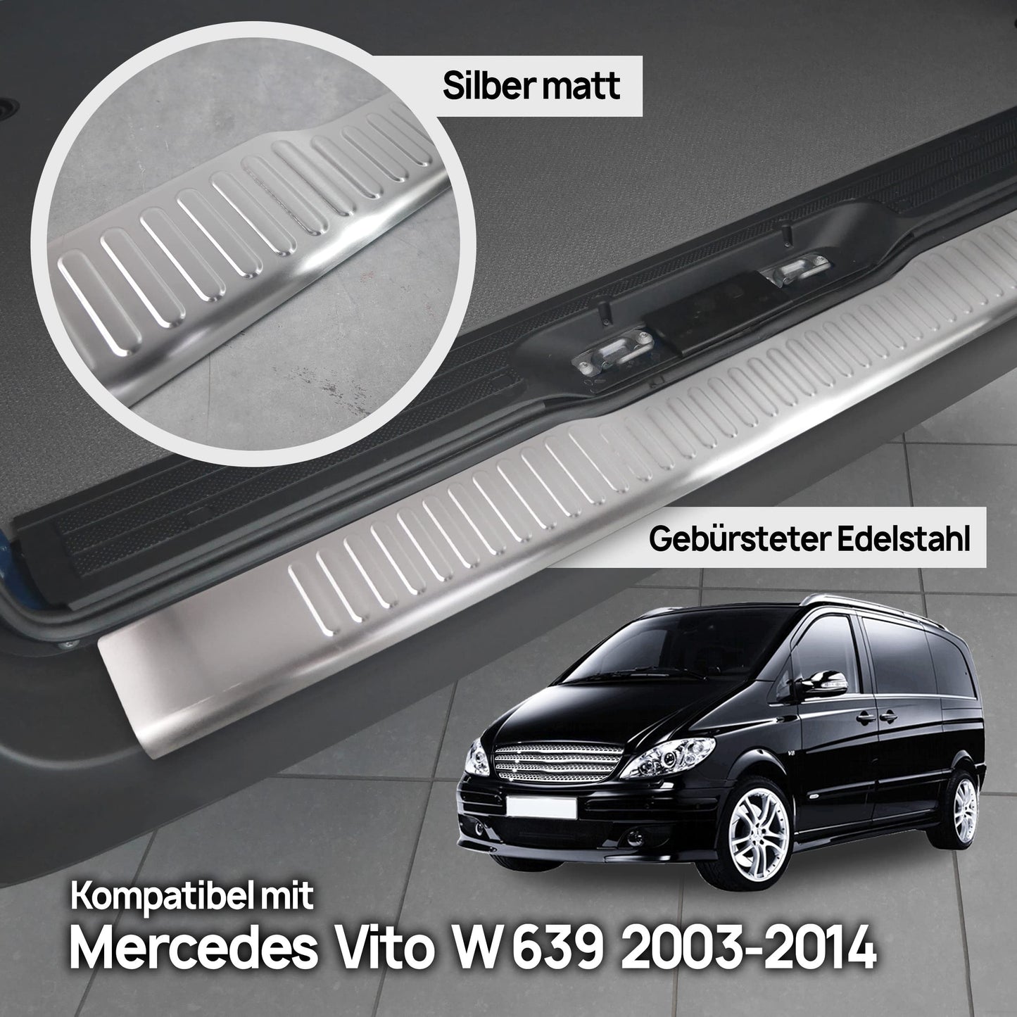 Ladekantenschutz Mercedes Vito W639 2003-2014