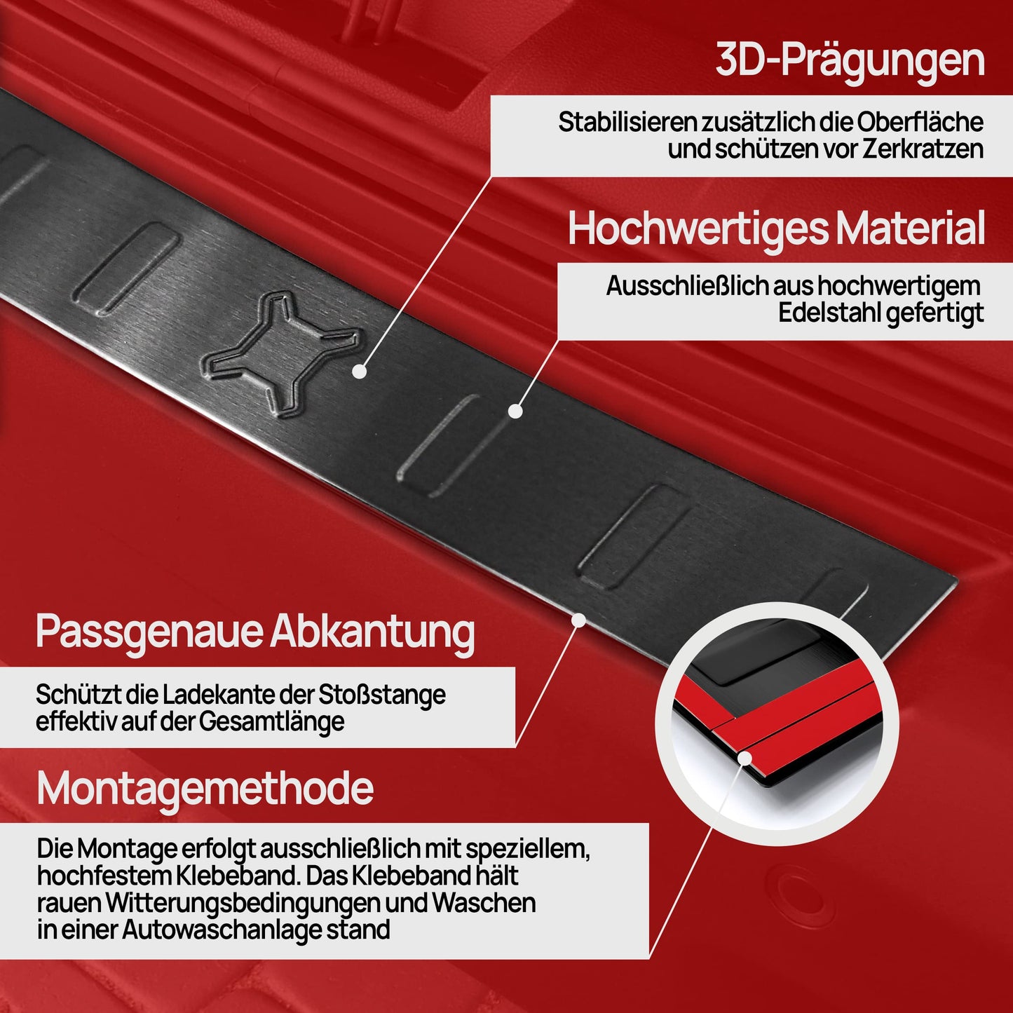 Ladekantenschutz  Ladekantenschutz Opel Zafira Life 2019- S Compact, M Long