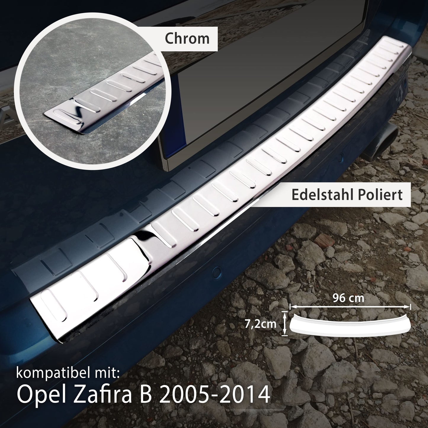 Ladekantenschutz OPEL Zafira B 2005-2014