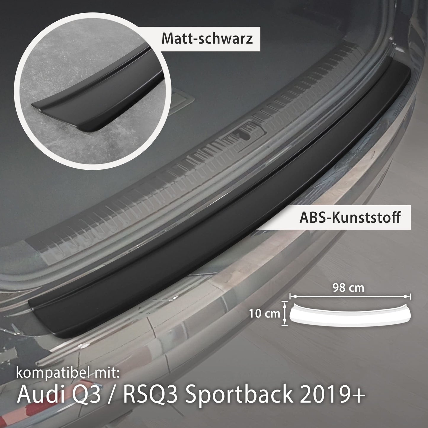 Ladekantenschutz Audi Q3 / RSQ3 Sportback 2019-