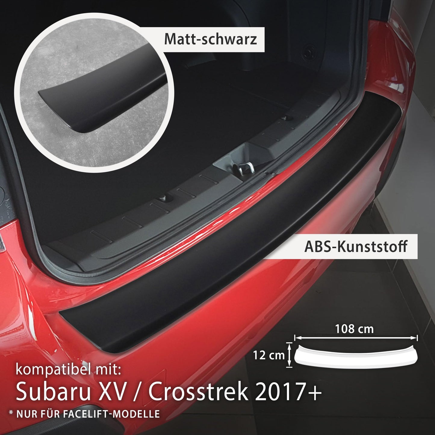 Ladekantenschutz Subaru XV / Crosstrek 12.2017-