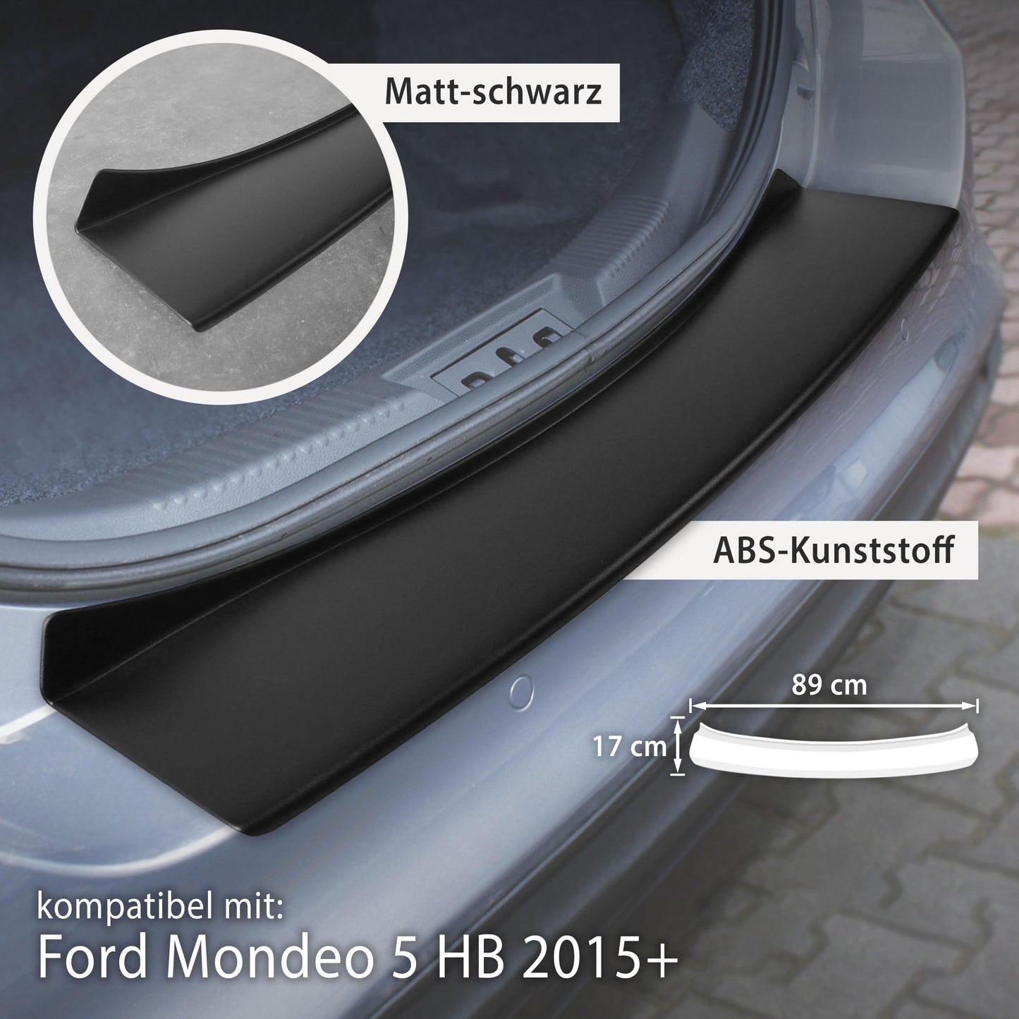 Ladekantenschutz Ford Mondeo 5 Hatchback 2015-