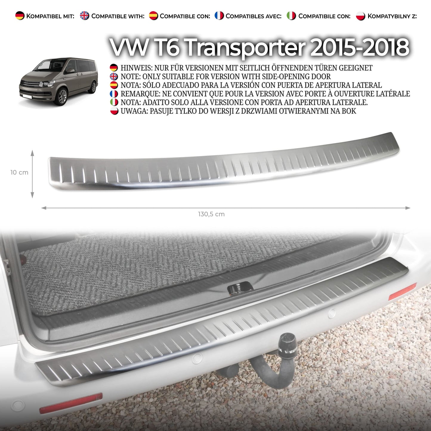 Ladekantenschutz VW T6 Transporter 2015-2018