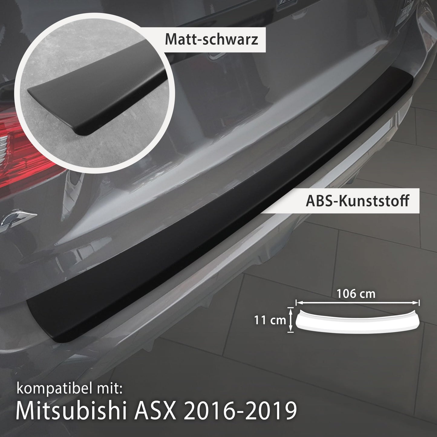 Ladekantenschutz Mitsubishi ASX 2016-2019