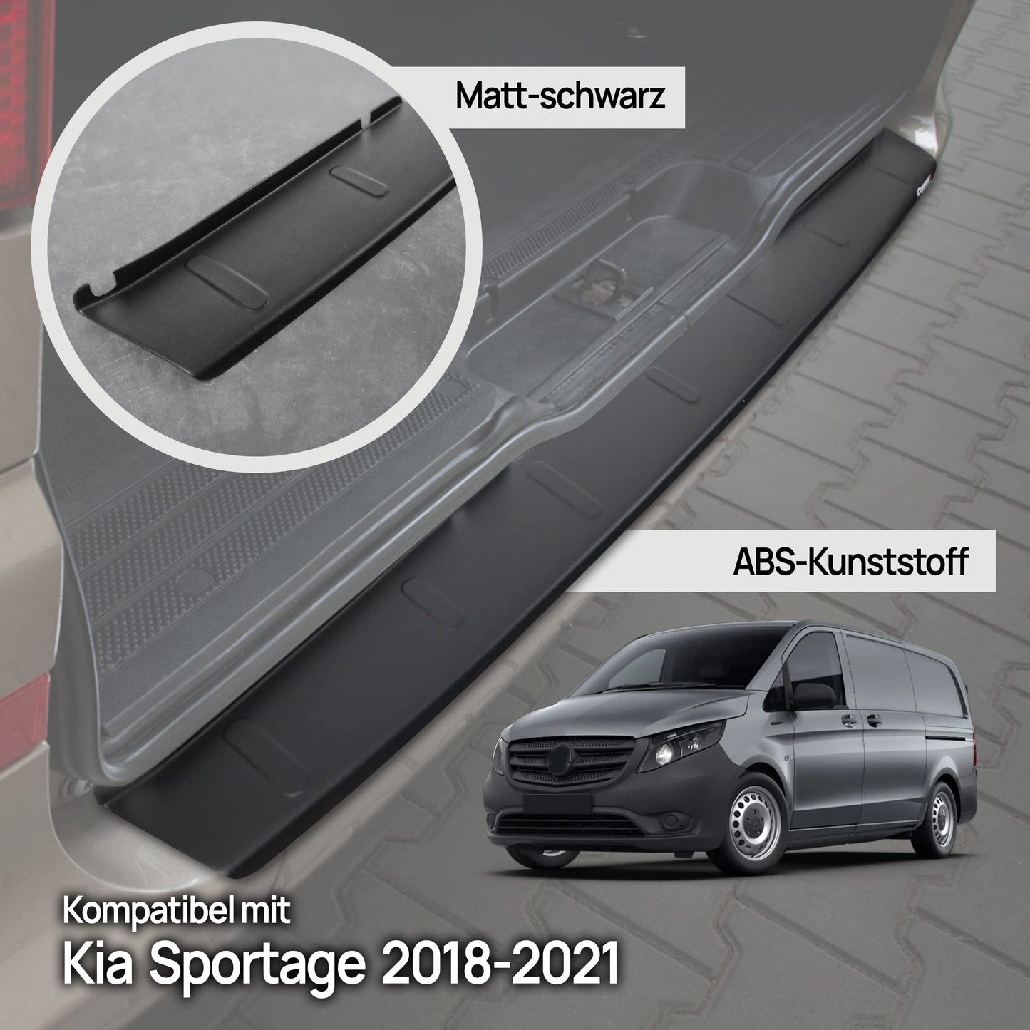 Ladekantenschutz Mercedes Vito V-Class W447 2014-