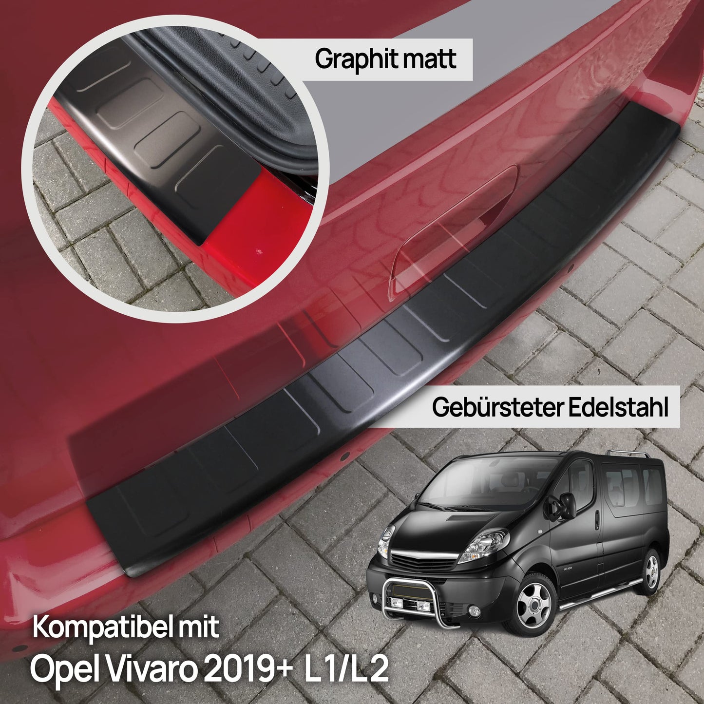 Ladekantenschutz Opel Vivaro 2019- S Compact, M Long