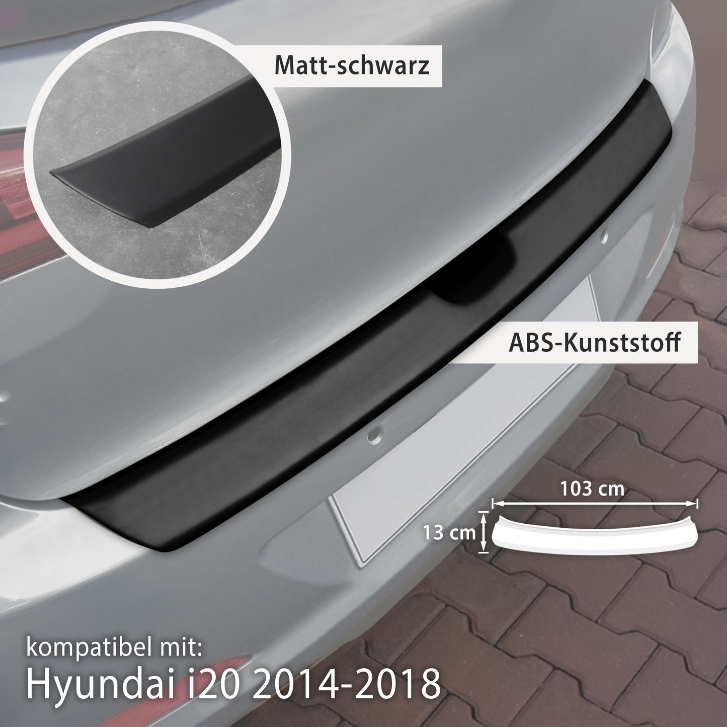 Ladekantenschutz Hyundai i20 2014-2018