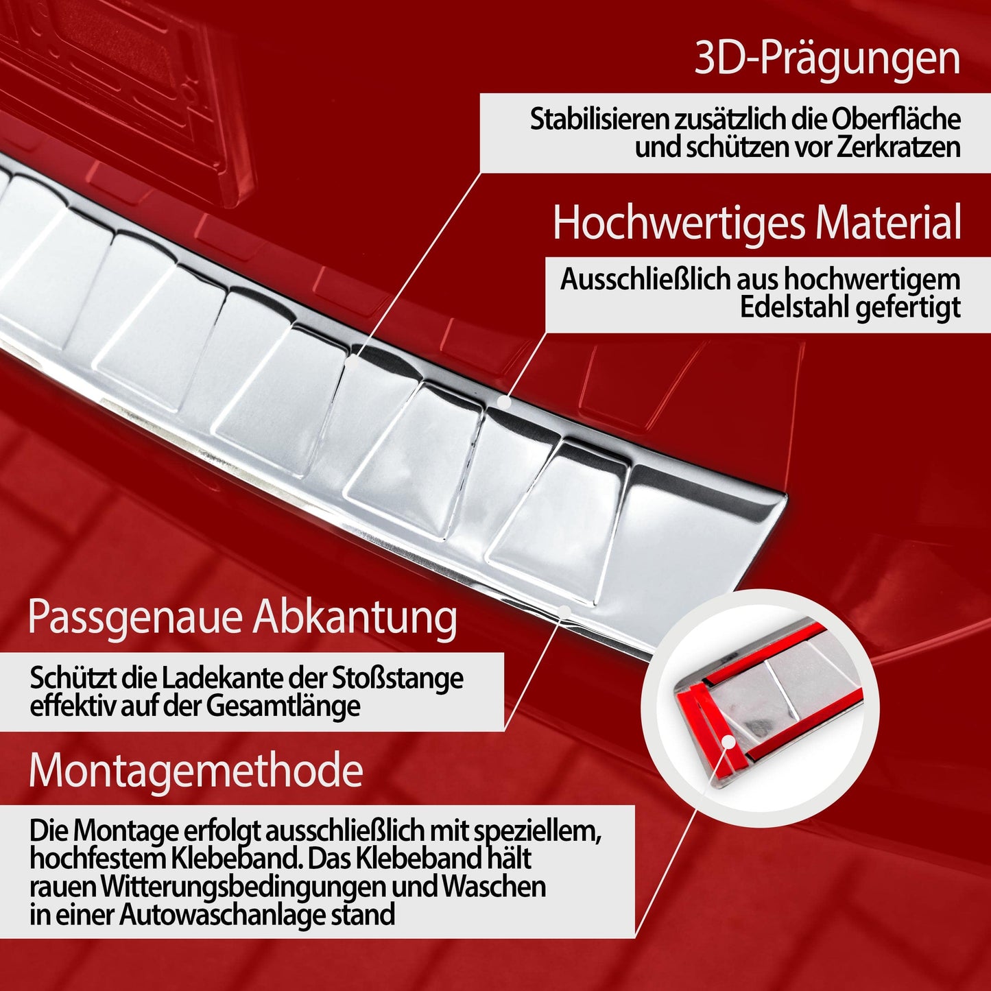 Ladekantenschutz Volkswagen T-Cross 2018-