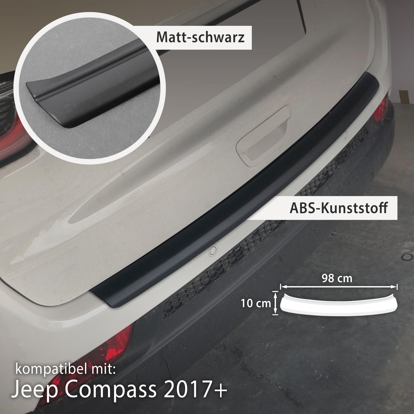 Ladekantenschutz Jeep Compass 2017-