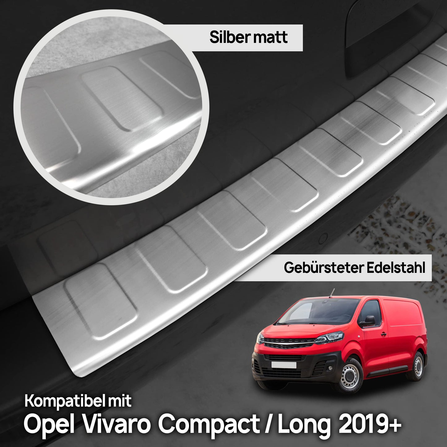 Ladekantenschutz Opel Vivaro 2019- S Compact, M Long