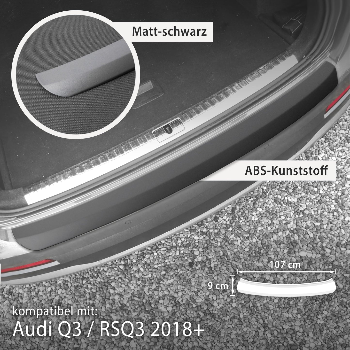 Ladekantenschutz Audi Q3 RSQ3 2018-