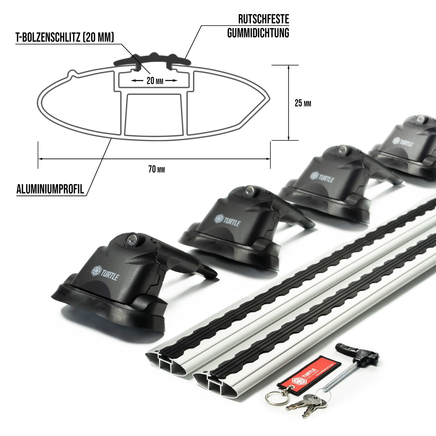 Turtle AIR3 | Dachgepäckträger Dachträger | Kompatibel mit BMW 3 F30 2013-2019