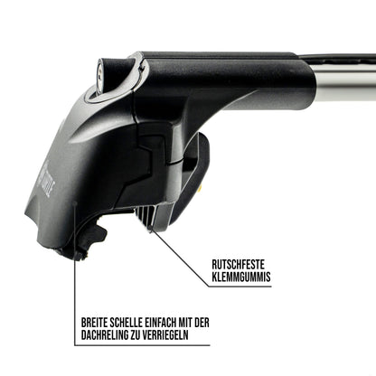 Turtle AIR2 | Dachgepäckträger Dachträger | Kompatibel mit BMW 3 F31 Kombi 2012-2018
