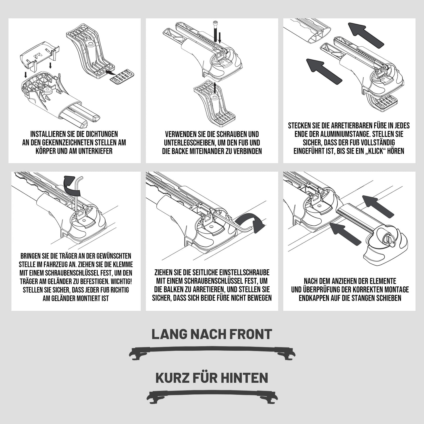 Turtle AIR1 | Dachgepäckträger Dachträger | Kompatibel mit Nissan NP300 2015-2020