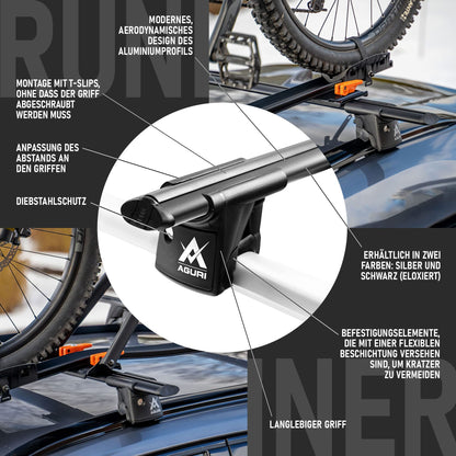 Dachträger AGURI Runner II für BMW X3 2010-2017