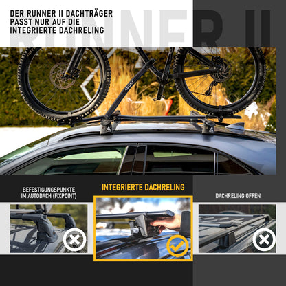 Dachträger AGURI Runner II für Volvo V60 Kombi 2011-2018