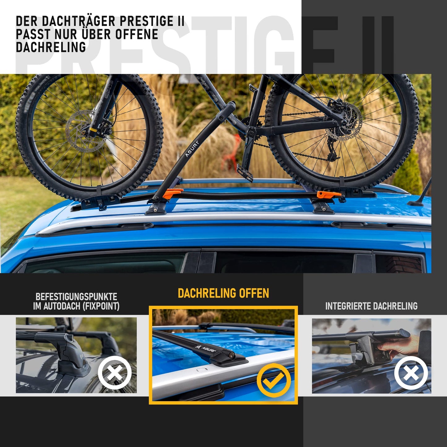 Dachträger AGURI Prestige II  für FIAT Freemont 2011-2015