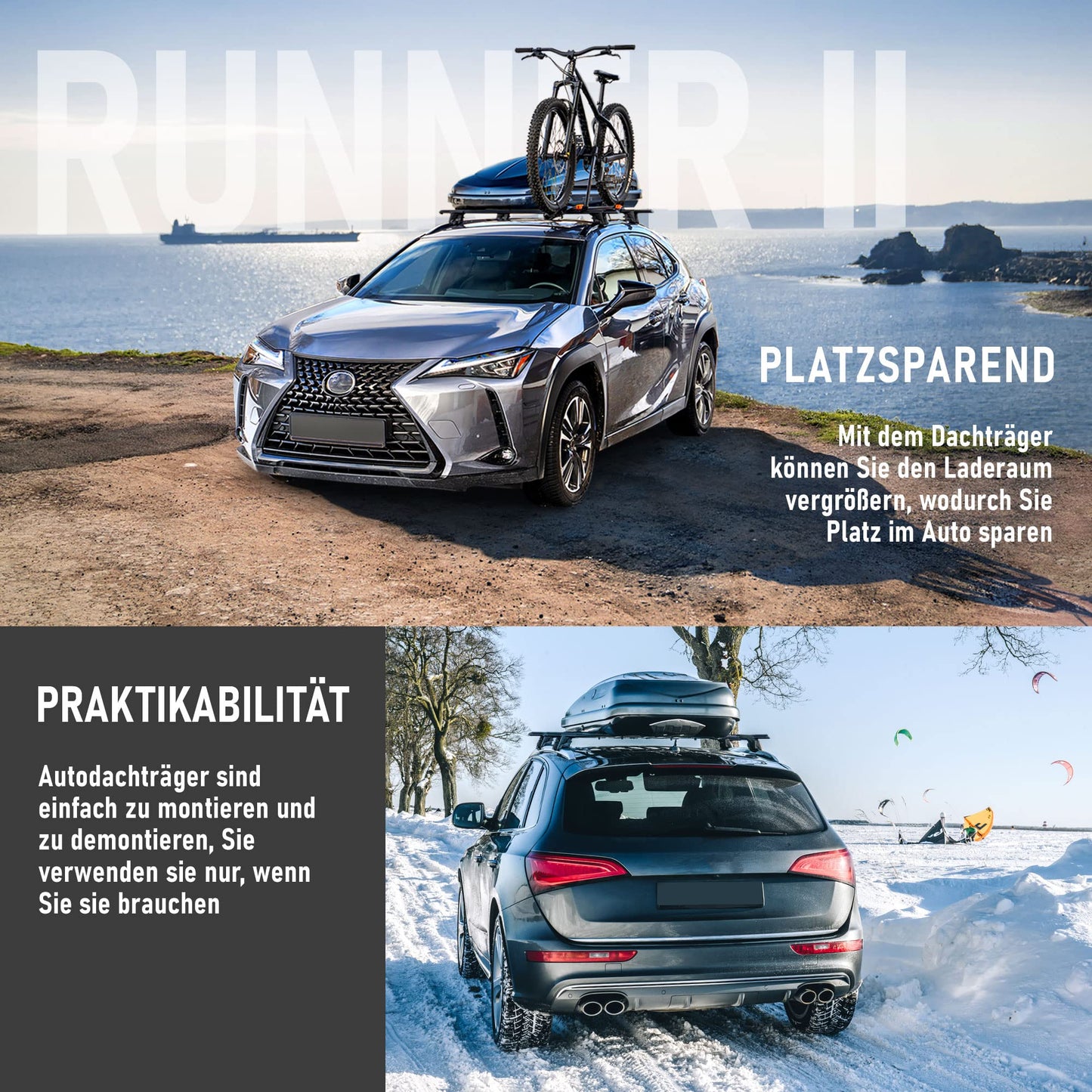 Dachträger AGURI Runner II für Lexus UX 2018+